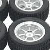 Of Rubber Tires & Wheels Rims 12mm A949 A959 for WPL C14 C24 D90 D91 Model Buggy DIY