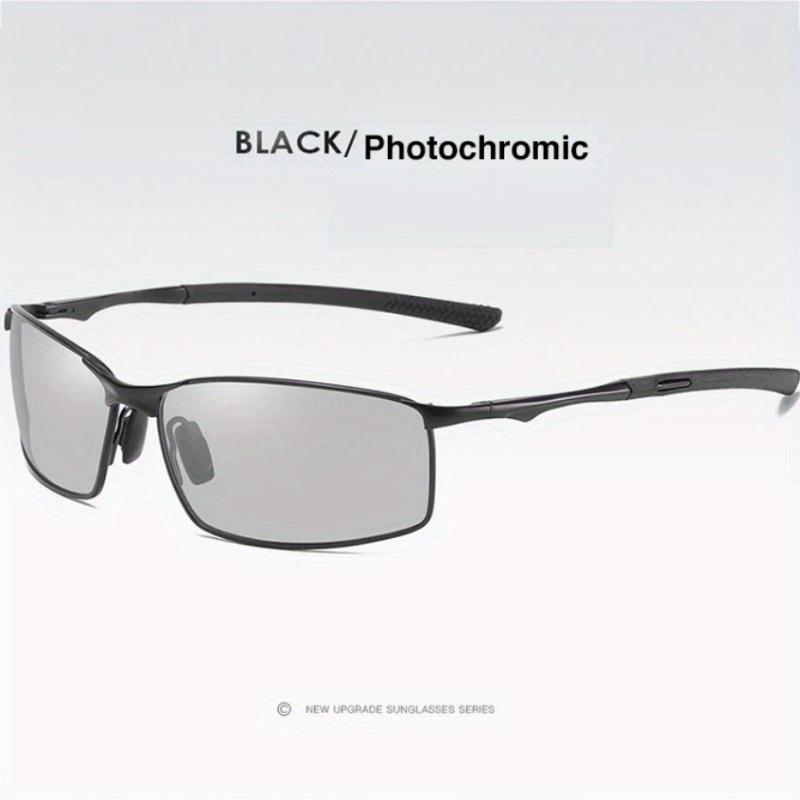 Photochromic Sunglasses Men Women Driving Mirror Sun Glasses Metal Frame Male Driver Safty Goggles Anti-Glare Sunglasses
