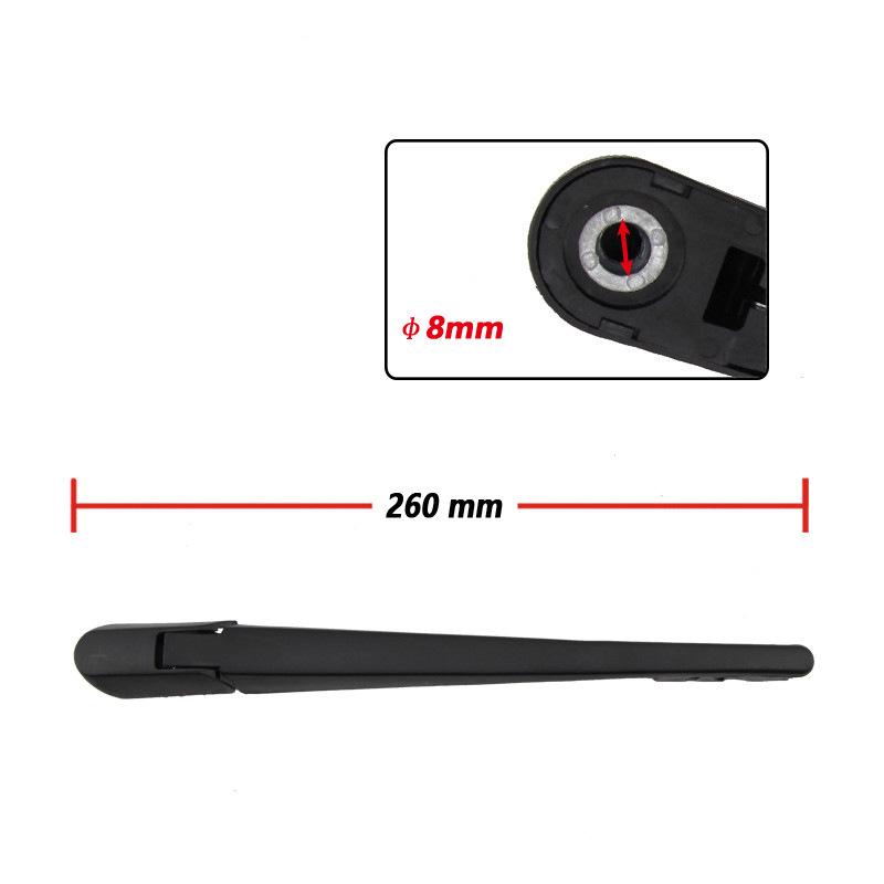 Compatible with 14 HR-V models: Rear Wiper Arm Assembly and Blade for Car Windows