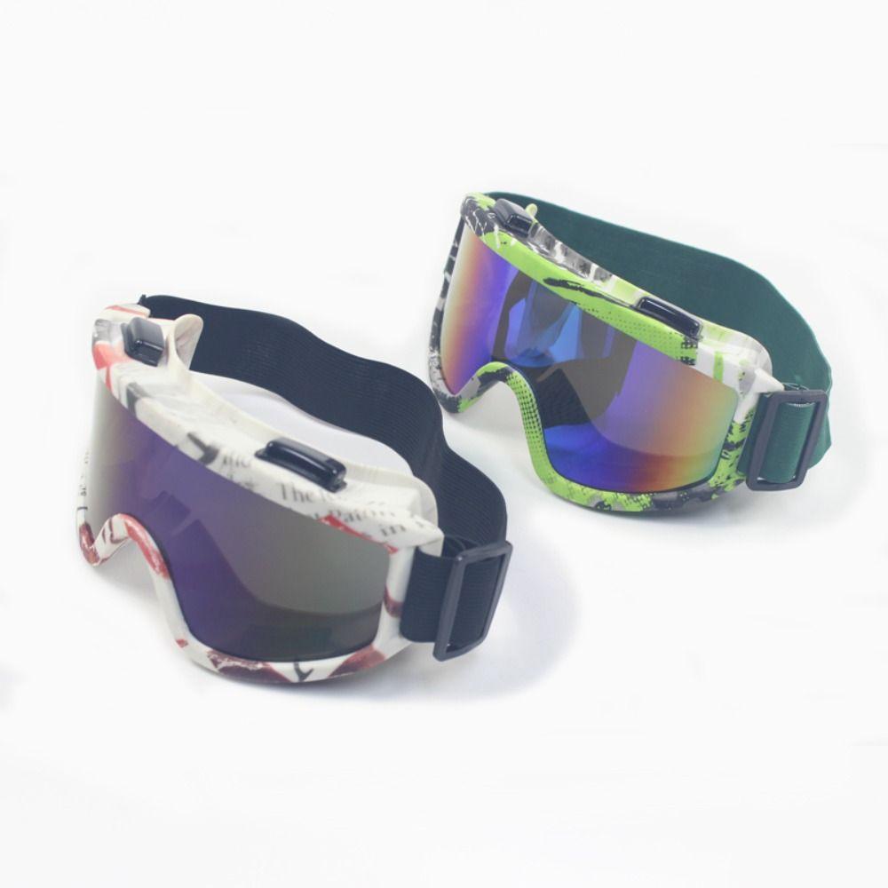 Dazzling Colors Snow Goggles Polycarbonate Ski Glasses Snowboard Snow Skiing Goggles  Women