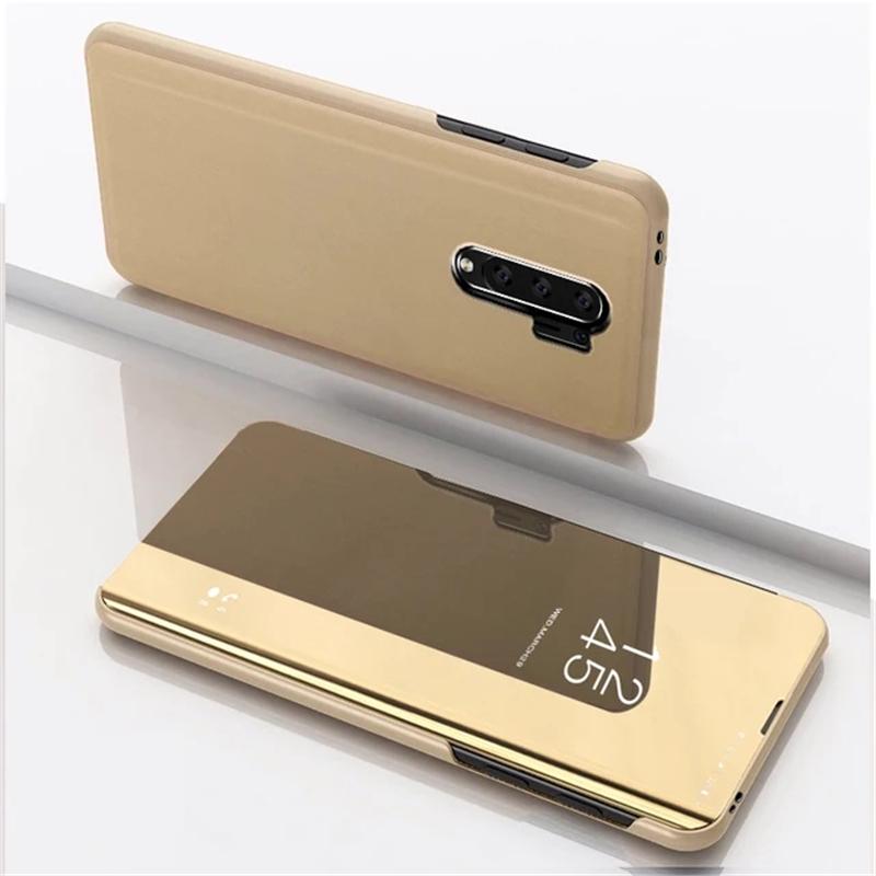 Luxury Clear Mirror Flip Leather Case For Xiaomi Redmi Note 13 Note13 Pro Plus RedMi 13C POCO X6 Pro 5G 4G Shockproof Stand Holder Book Cover