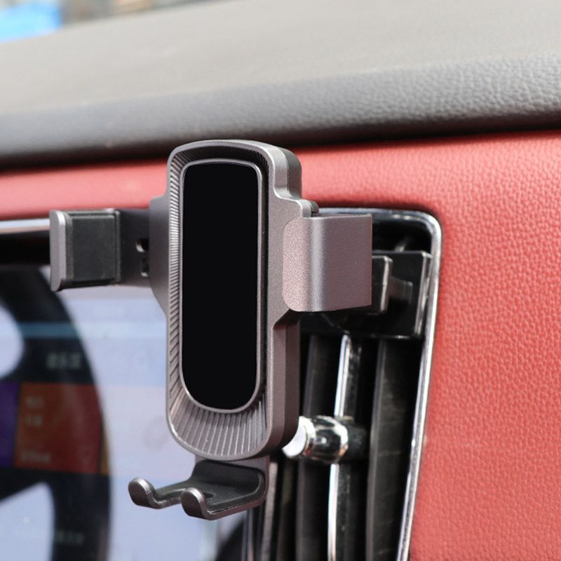 Horizontal and Vertical Air Outlet Snap-on on-Board Bracket Car Gravity Support Clip Thick Mobile Phone Car Navigation Frame Neutral