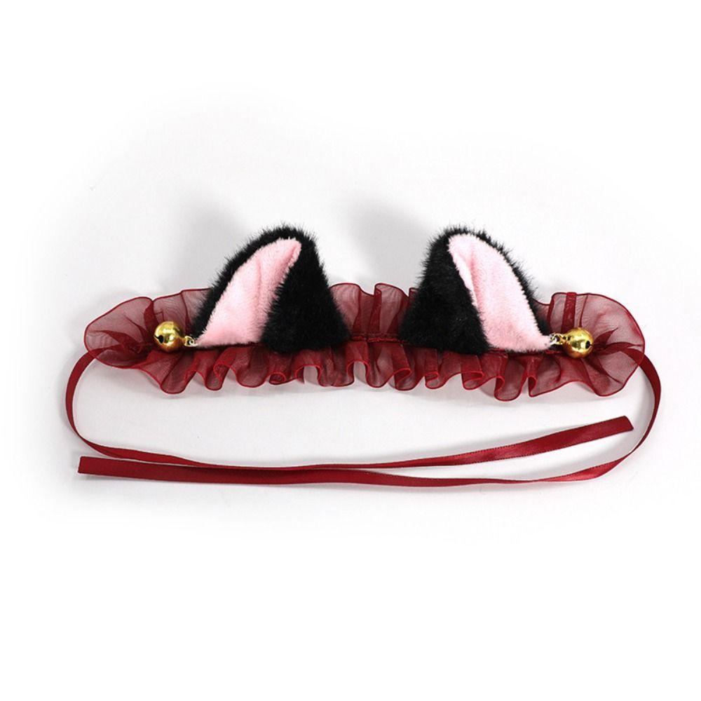 Cute Animal Ear Cotton doll headwear Hairband Lolita Doll Cat Ears hairband  Costume Changes