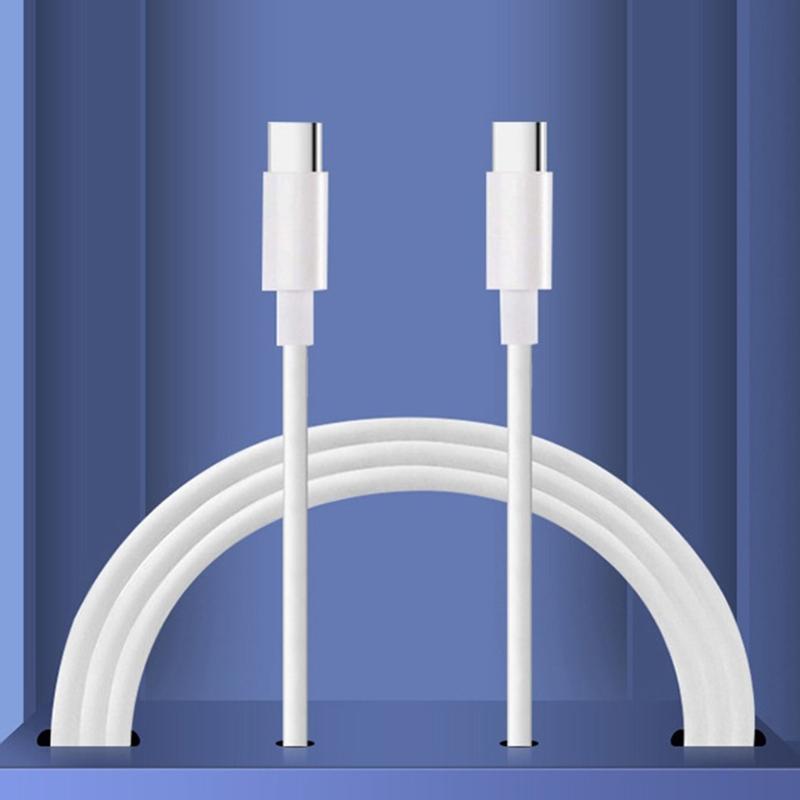 Type-C to Type-C PD 60WFast Charging Wire Data Transfer Cord for Computer Laptop Durable Type-C Cable
