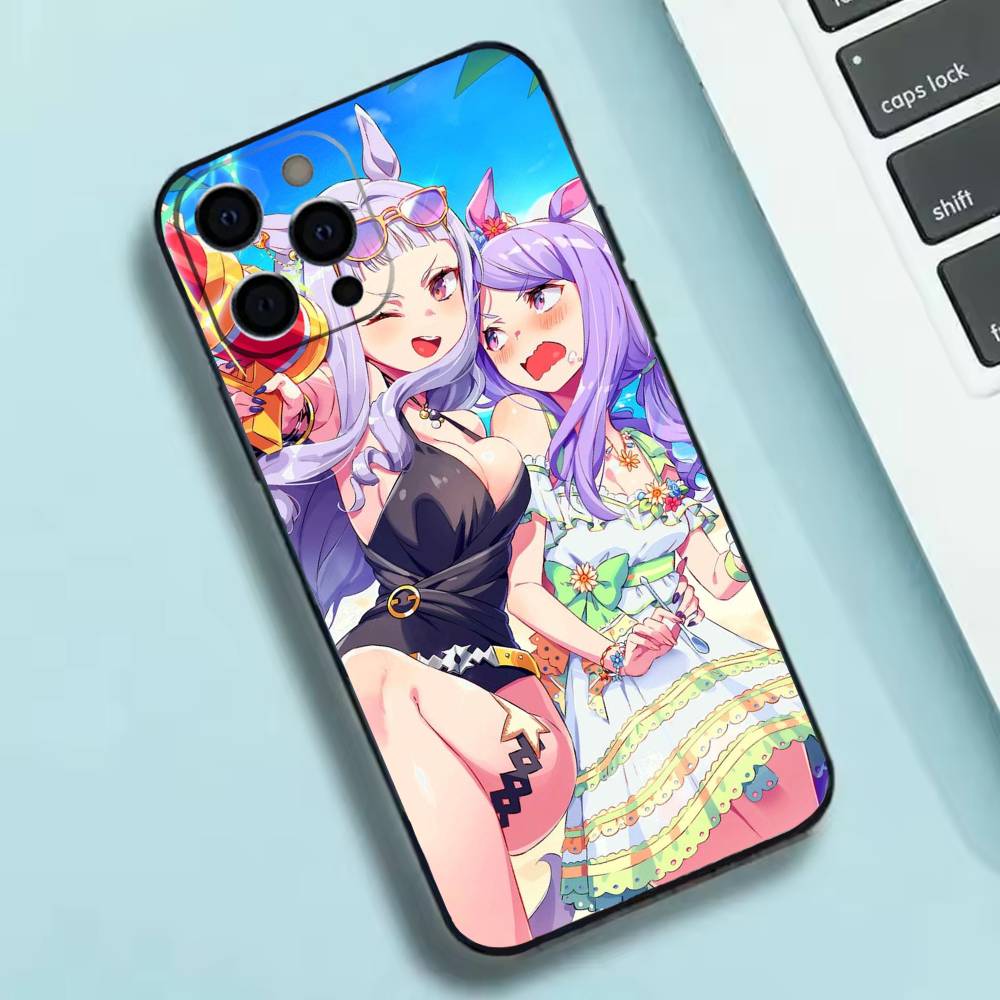 Pretty Derby Uma M-Musume Phone Case Silicone Soft For IPhone 17 16 15 14 13 12 11 X XR Plus Pro Max Plus