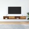 VidaXL TV Furniture 2 Pcs Old Wood 100x31x25.5 Cm Engineered Wood, TV Bench, Hi-fi Cabinet, Entertainment Center, Buffet 861487