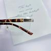 FG Men Blue Light Blocking Reading Glasses Dimond Cutting Rimless Eyeglasses Frame Anti Fatigue Hyperopia Presbyopic Eyewear