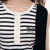 Teenie Weenie Women's Bear Letter Stripe Short Dress