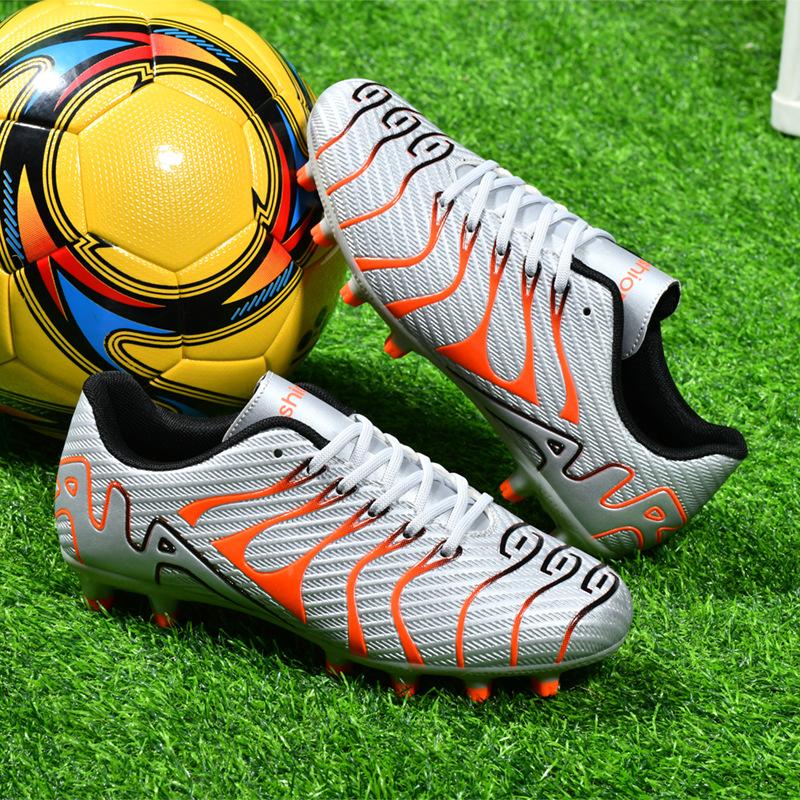 Football shoes men's youth children's football shoes AG spikes tf broken Ding training game sports shoes 2025