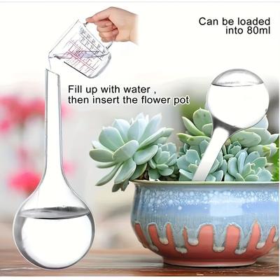 Automatic Self-Watering Globes for Plants, Time-Saving Irrigation System for Indoor Outdoor Flowers and Plant Care