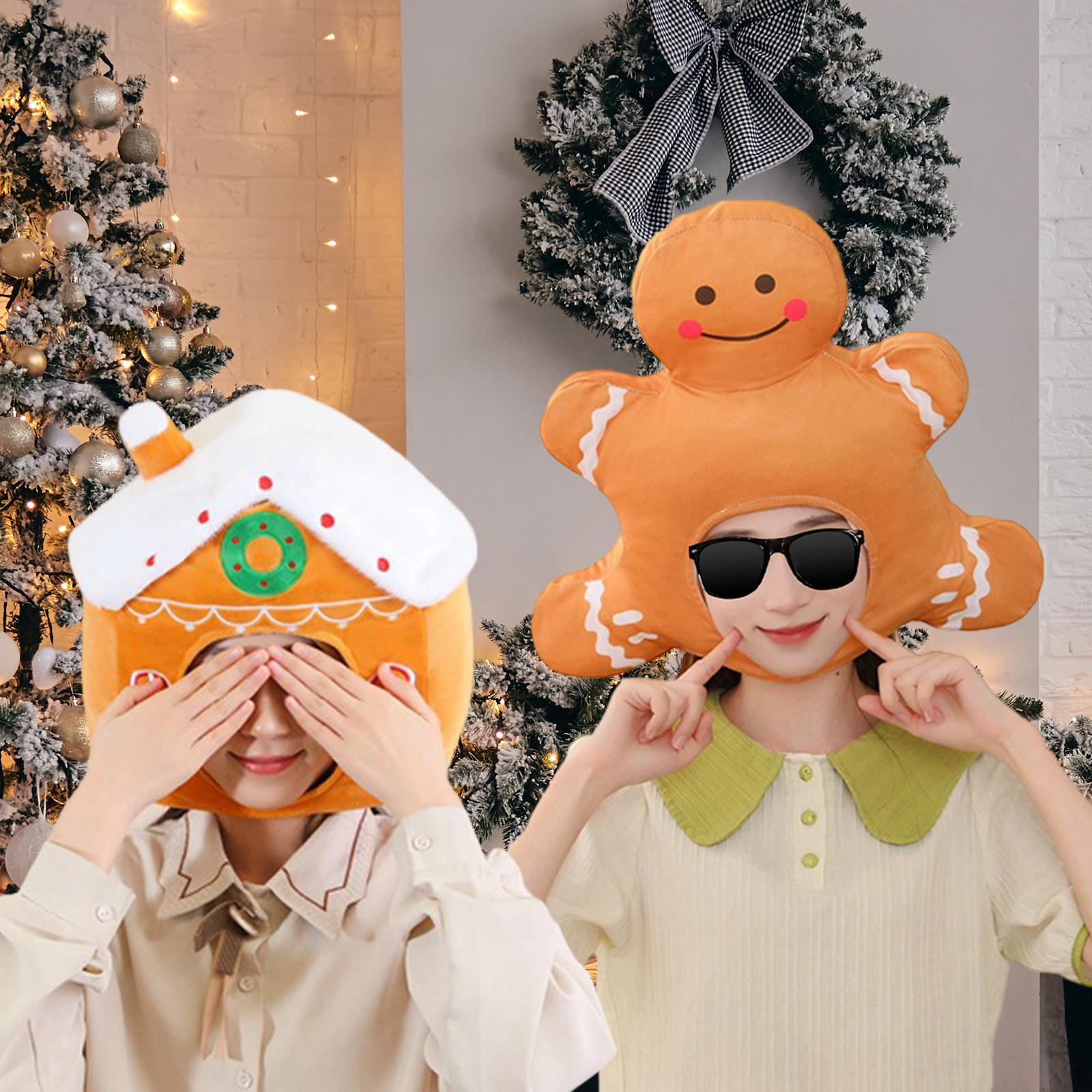 

Gingerbread House Hat DIY Crafts Man for Party Favors Supplies