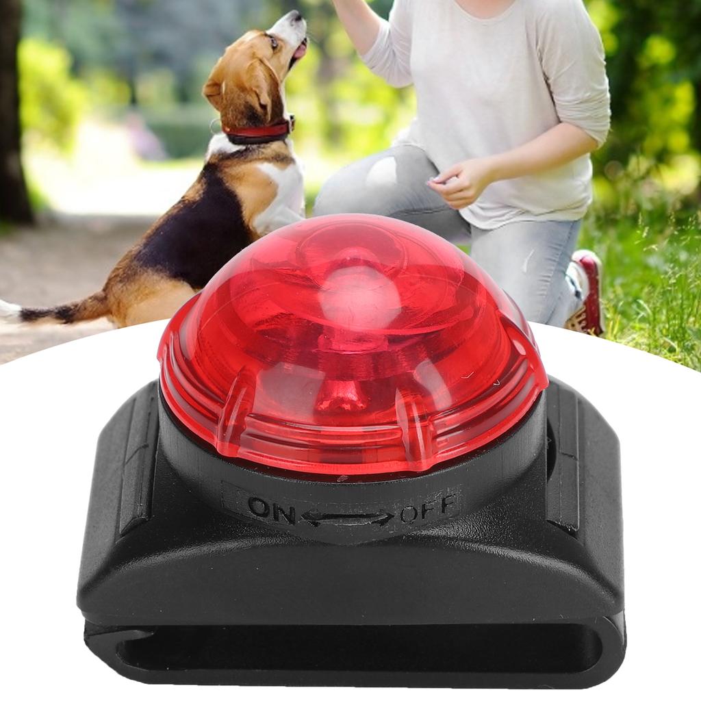 Kjæledyr LED Hengelys Vanntett Lysende Sterkt Natt Sikkerhetsvarsellampe Klemme På Halsbånd Hund