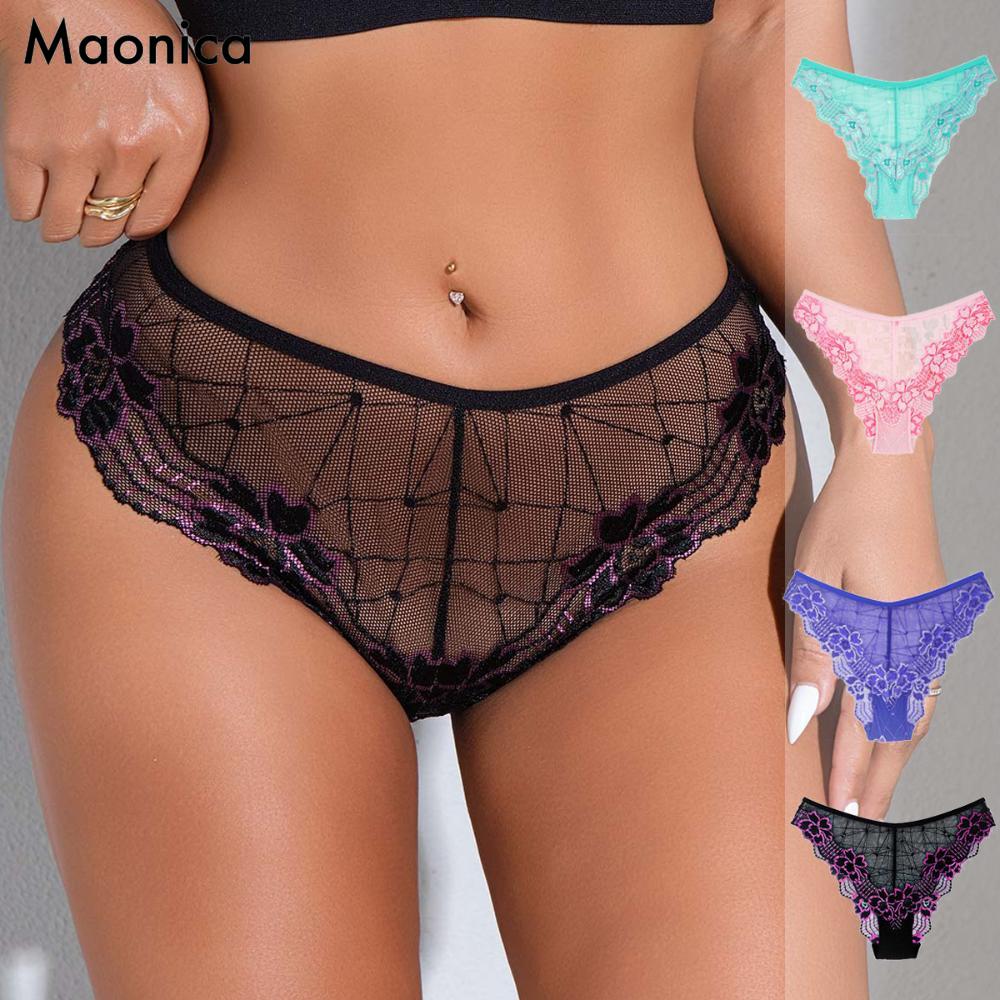 Taglia Europea Mutandine di Pizzo Arcobaleno da Donna Mutandine da Donna Multicolore Cavallo in Puro Cotone Estivo Mutandine da Donna a Vita Media Intimo Colore Lecca-lecca