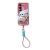 KEYSION Cute 3D Cartoon Plush Case for VIVO V29 5G with Lanyard Soft Silicone Shockproof Phone Back Cover for VIVO V29 5G