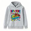 Kids Boys Girls Pullover Hoodie 90s Vibe Retro Cassette Tape Shades Print Casual Long Sleeve Sweatshirt For Youth 90s Themed Party Streetwear Lightwei