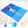 Sand Free Beach Mat, Quick Drying Ripstop Nylon Lightweight Compact Portable Outdoor Picnic Beach Blanket for Travel and Hiking