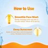Aqualogica Glow+ Dewy All Skin Type Skin Combo (Face Wash - 100G + 50 SPF Sunscreen - 50G)