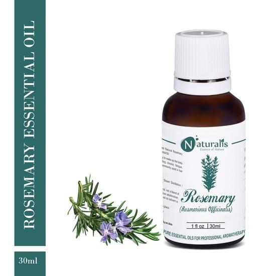 Naturalis Essence of Nature Rosemary Essential Oil for Skin, Muscle & Joints, Anti-Dandruff, Hair Conditioner, Pure & Natural Therapeutic Grade - 30ml