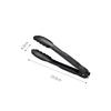 Silicone BBQ Grilling Tong Salad Bread Serving Tong Non-Stick Kitchen Barbecue Grilling Cooking Tong NLock Food Clip 9/12/14Inch