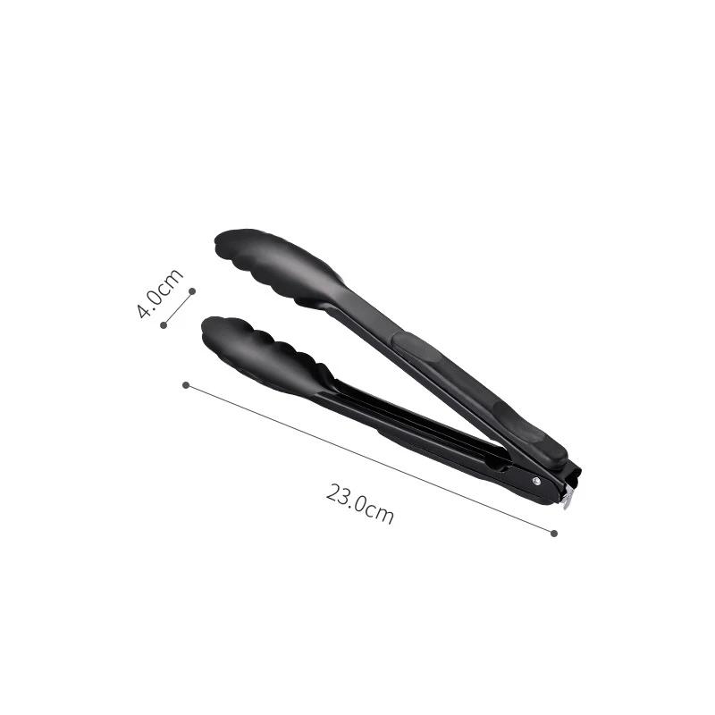 

Силиконовые щипцы для барбекю, щипцы для подачи салата и хлеба, антипригарные кухонные щипцы для гриля, зажим для еды NLock, 9/12/14 дюймов