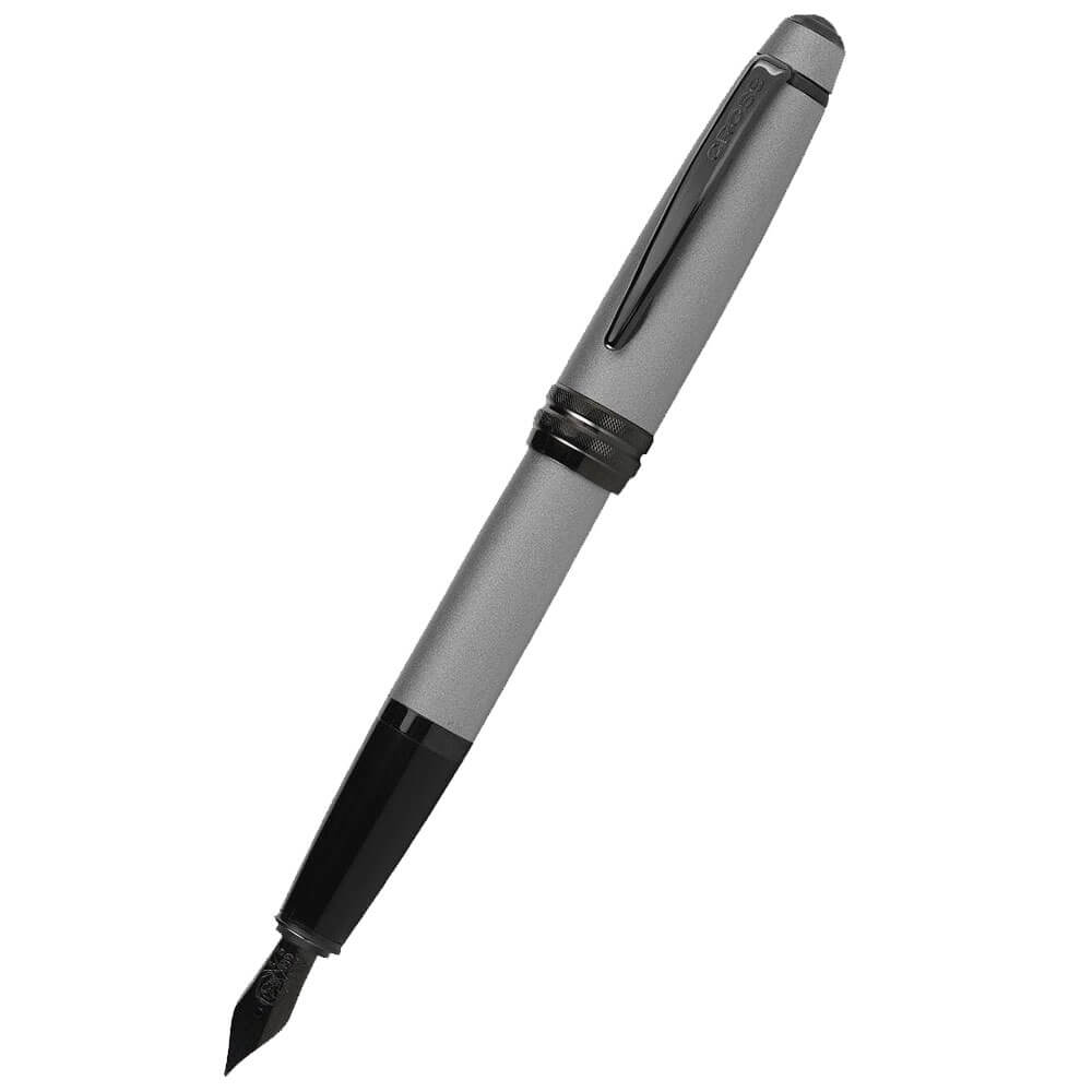 Cross Cross Bailey Fountain Pen w/ Black Nib (Matte Grey)