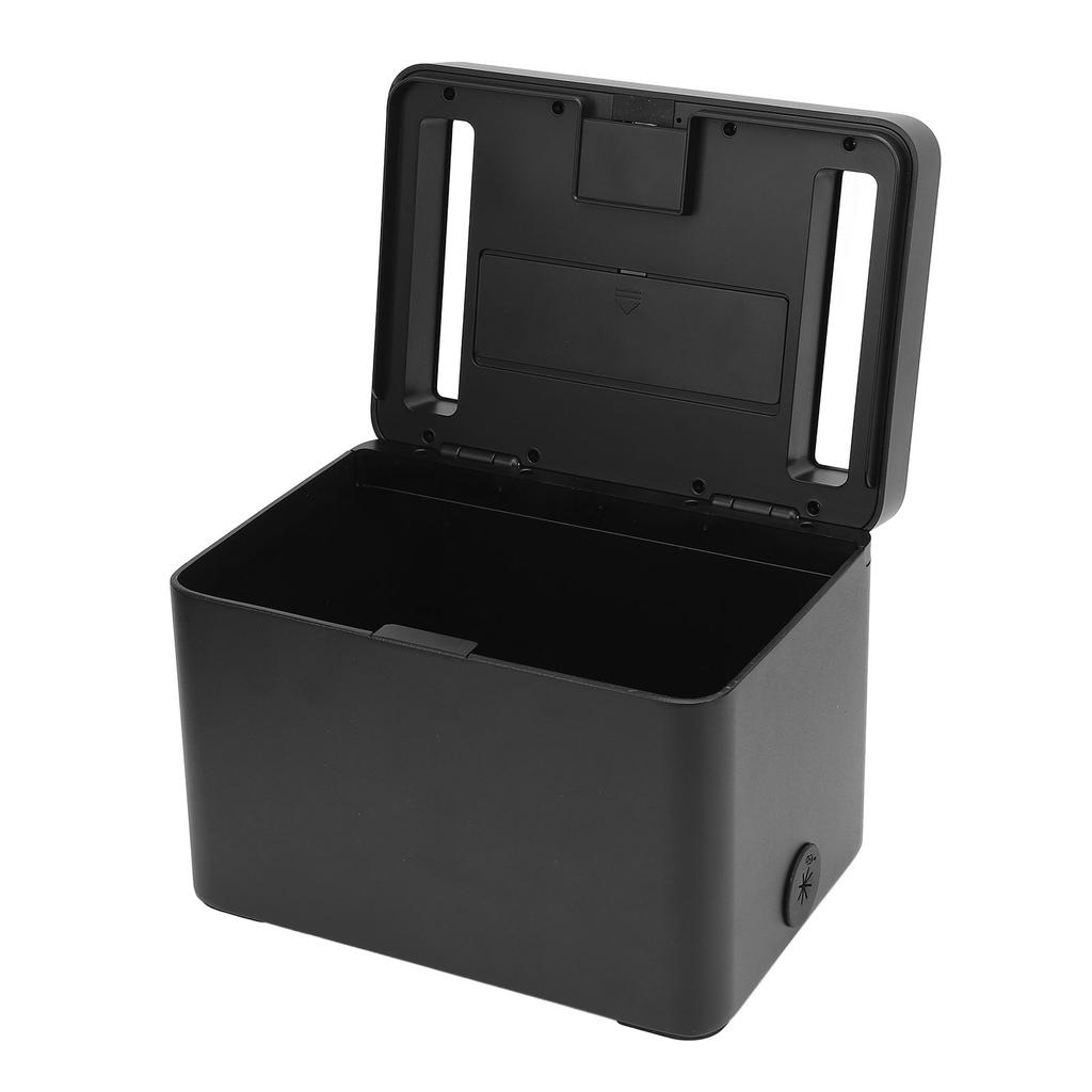Phone Lock Box with Timer Aluminum Alloy Lock Storage Box for Studying Time Management M Black