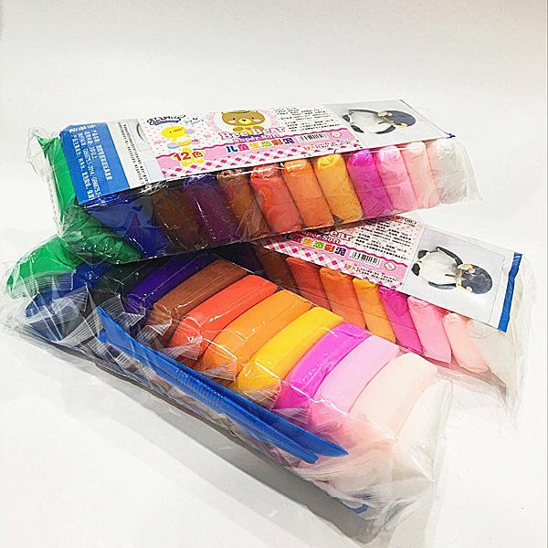 Children's Handmade Clay Refill Set with 12, 24, or 36 Colors