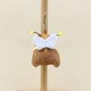 Plush Capybara Cartoon Toy Animal Pattern Bee Hanging Doll Decorations Keychain