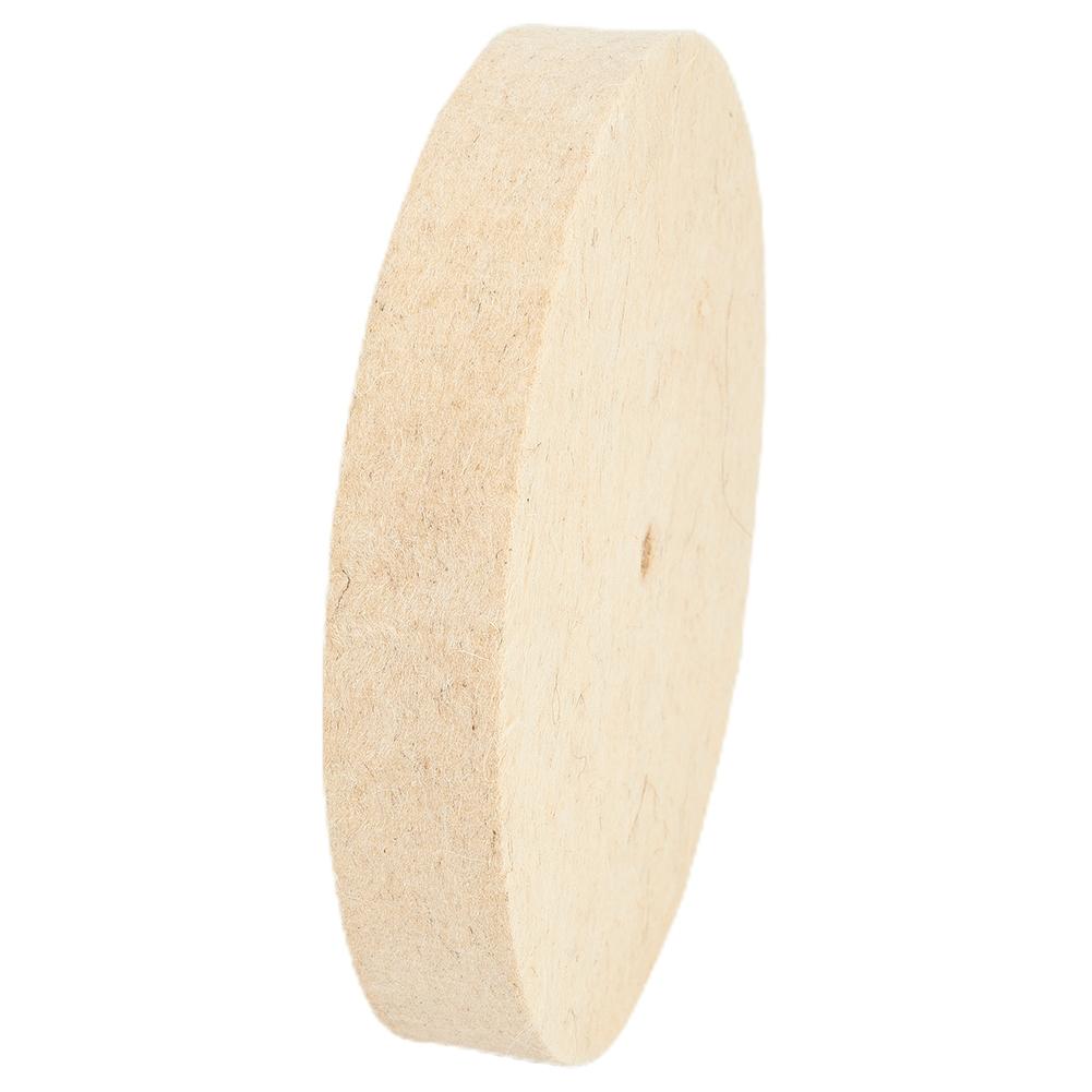 6in Wool Felt Polishing Buffing Wheel Polisher Disc Pad Rotary Tools For Copper