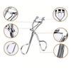 New Silver White Color Professional Portable 1pcs Woman Eyelashes Curler Clip with Handle Eyelash Cu