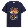 Funny Classic 1985 Original Vintage T Shirt Summer Graphic Unisex Cotton Tshirt Streetwear Birthday Awesome T-shirt Clothing