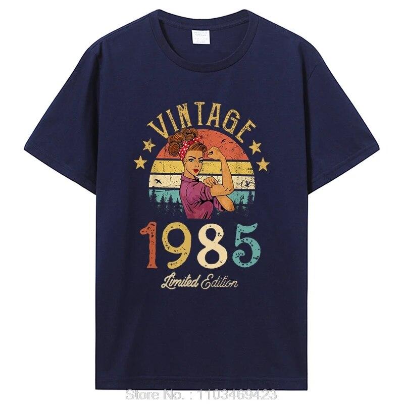 Funny Classic 1985 Original Vintage T Shirt Summer Graphic Unisex Cotton Tshirt Streetwear Birthday Awesome T-shirt Clothing