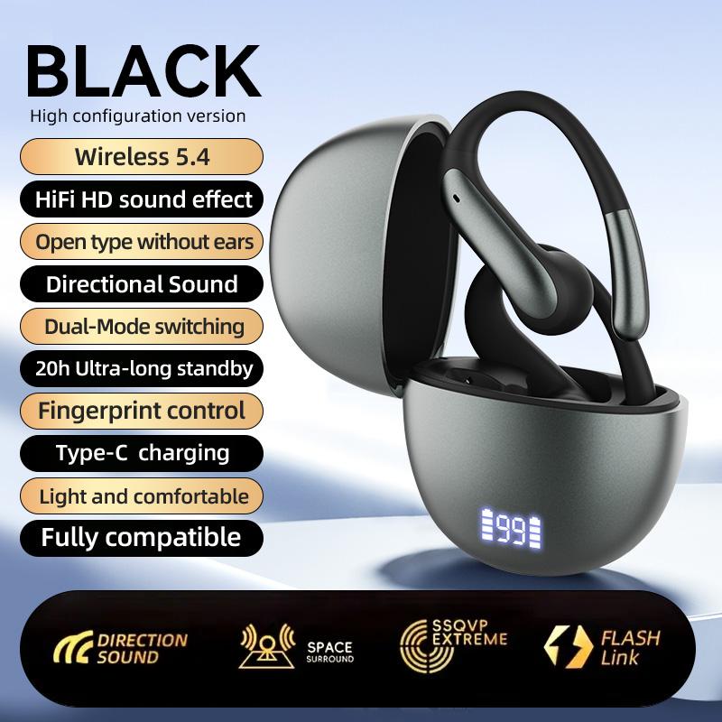 Xiaomi K10 Model Air Pods Wireless Bluetooth Earphones Tws Over-Ear Design Oval Shape Fashionable Charging Case Comfortable Unobtrusive