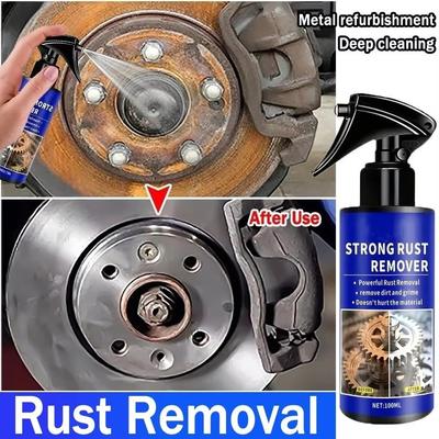 2026 Car All-Purpose Rust Remover Spray - 100ML, Fast-Acting Iron Oxidation Eliminator, Restores Shine, Safe On Various Surfaces