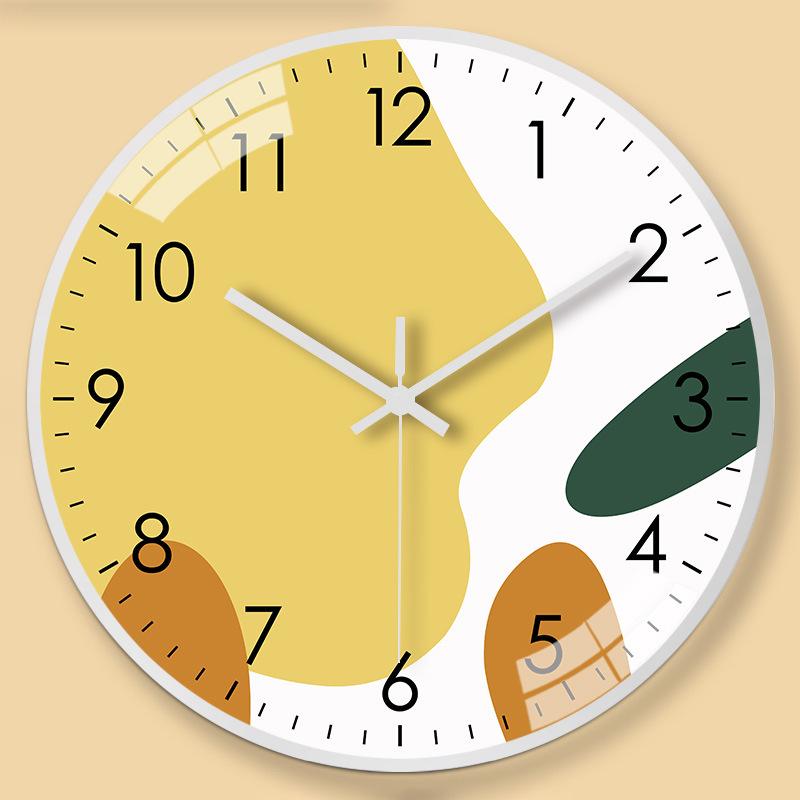 10-inch 25cm Creative Modern Wall Clock Home Living Room Bedroom Clock Mute Wall Quartz Clock