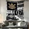Corinthians Paulistinha Wall Tapestry Aesthetic Wall Hanging Printed Fabric Blanket Decorative Tapestries for Bedroom Living Room Home Decor
