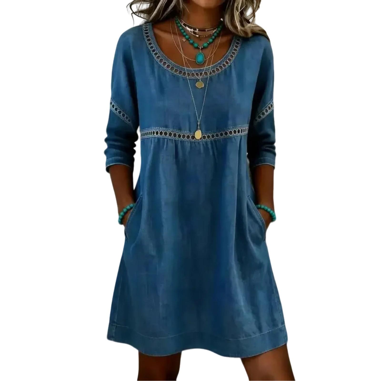 Women s fashionable loose casual dress XL