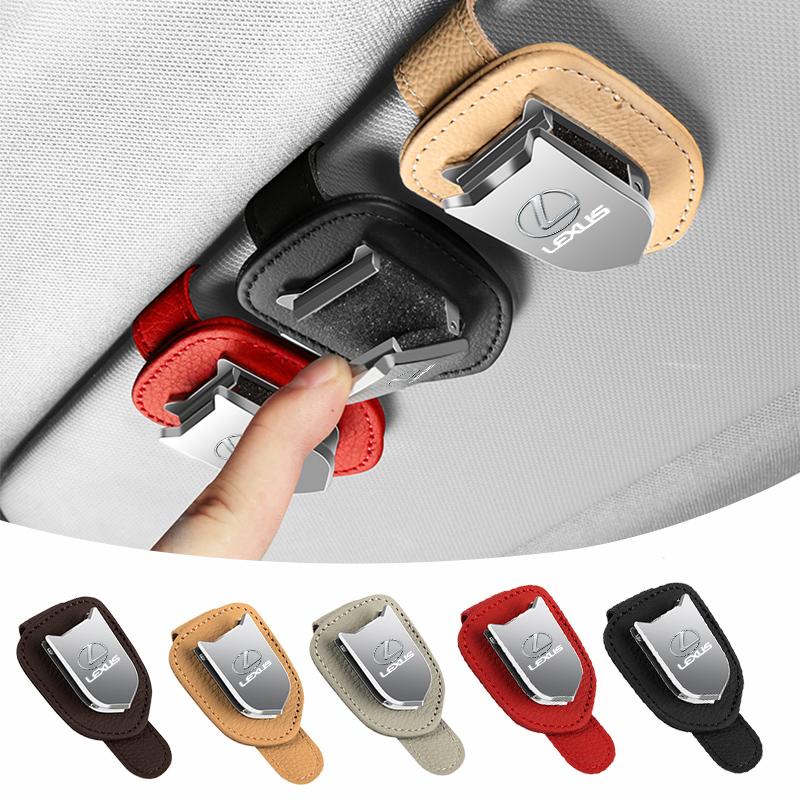 Car Eyeglass Storage Clip Sun Visor Sunglasses Holder For Lexus F-SPORT ES RX NX LS UX LM LX GX LC RZ IS CT GS RC HS SC TX LMI8