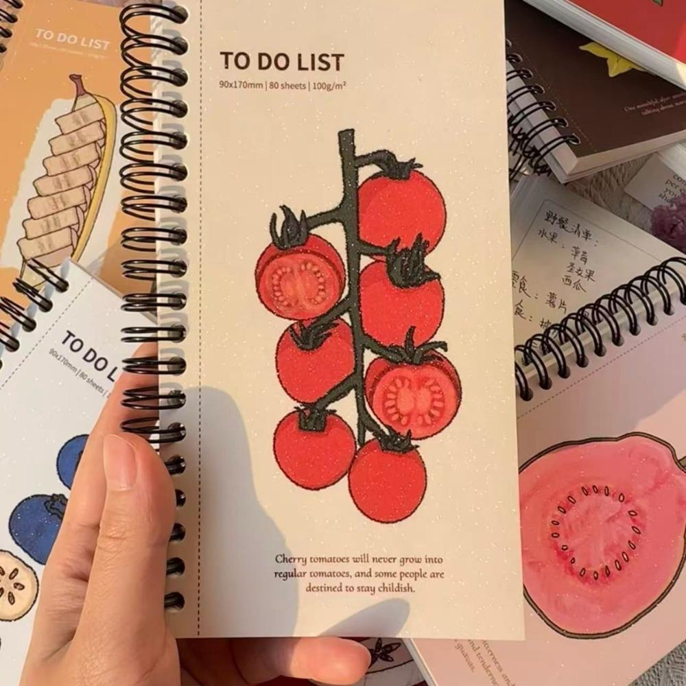 Spiral Bound To Do List Notebook Portable Habit Tracker Journal Self Discipline Habit Tracking