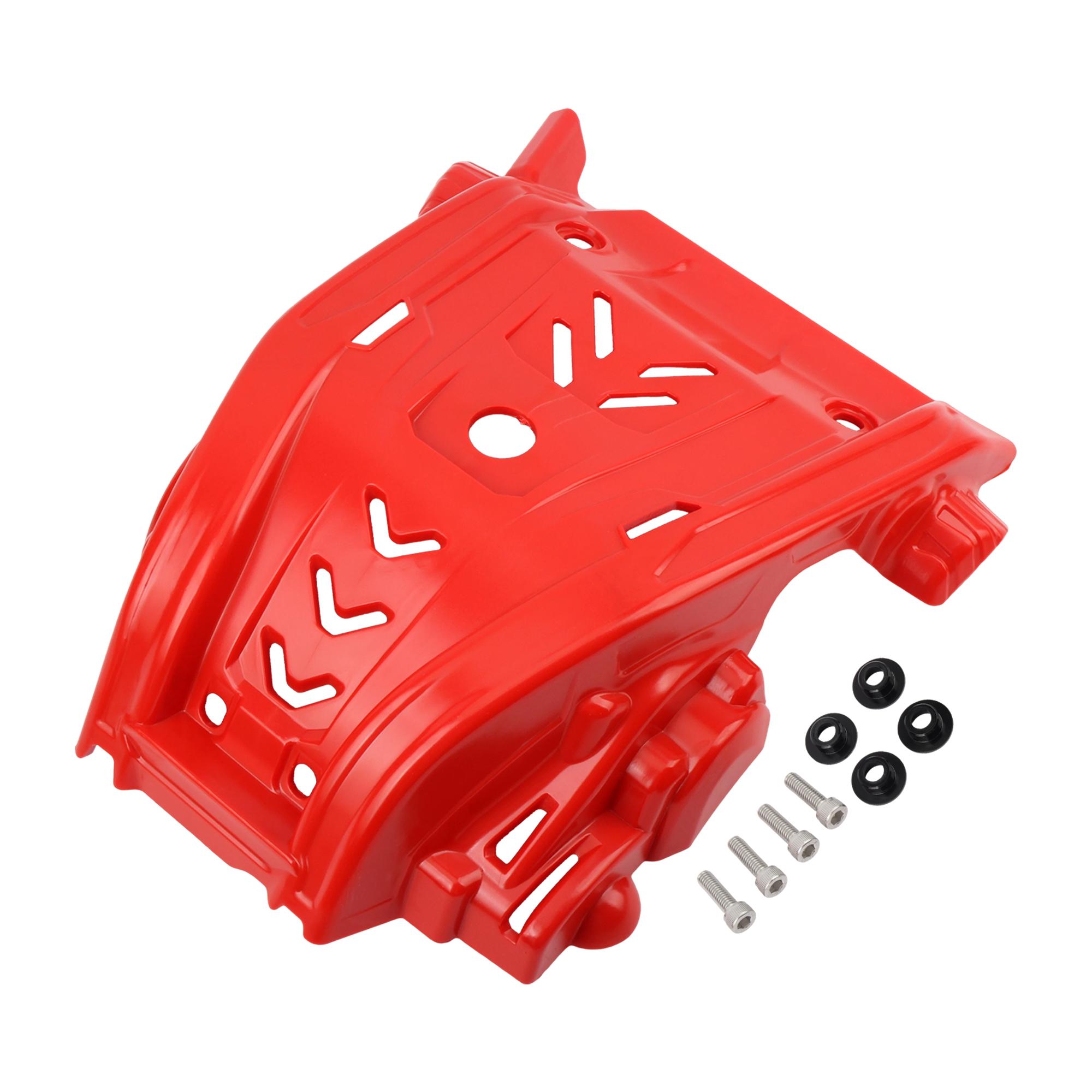 

For Honda Motorcycle Engine Protection Cover For CRF300L CRF 300 L CRF 300L 2023 2024 Chassis Under Guard Anti-Collision Plate красный