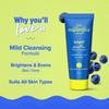 Aqualogica Bright+ Smoothie Face Wash 100 ml Pack of 1 | Brightening, Deep Cleansing & Gentle Exfoliation for Glowing Skin