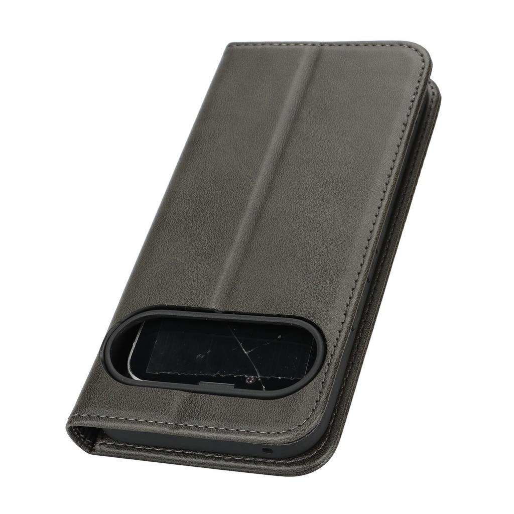 For Google Pixel 10/10 Pro Case PU Leather Calf Textured Magnetic Closing Smart Phone Cover