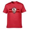 Unisexs  Cotton TShirt ZaUnisexk SC Distressed Logo Print Casual Football Fan Tee