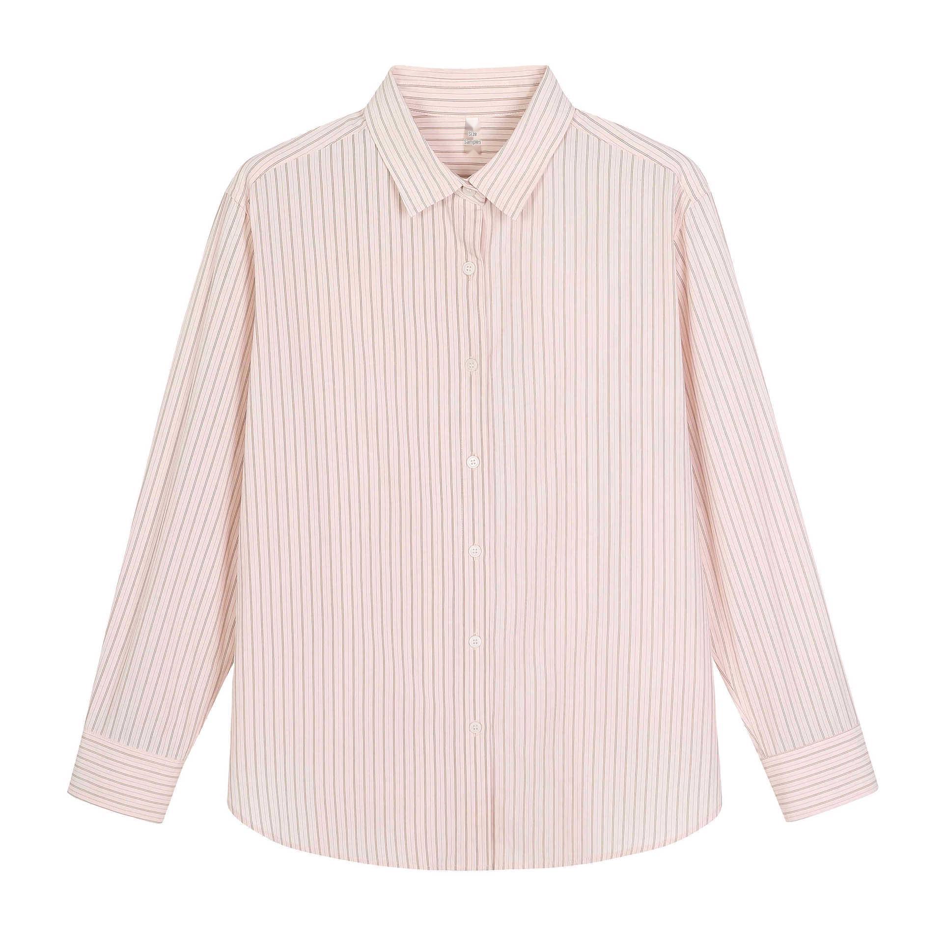 

Korean Style Striped Long Sleeve Women s Loose Shirt, Plus Size, Slimming Top 4XL (for 100-115 kg)
