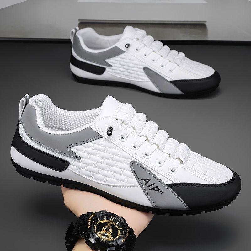 

Туфли дуду мужские туфли ленивые на одной педали для вождения нескользящие на мягкой подошве спортивная повседневная обувь низкие модные 44 белый