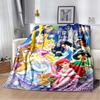Adorable Princess Cartoon Blanket, Super Soft and Cute, Perfect for Travel, Bedding, Sofa Blankets, or Birthday Gifts.