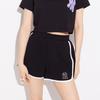 New MLB Base Logo Casual Shorts Women's Black 3FSPB0423-50BKS