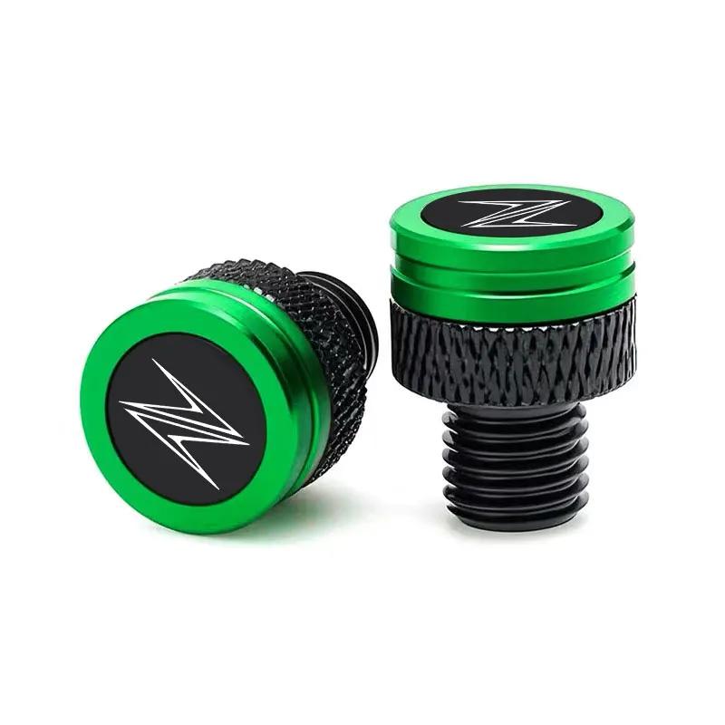 

2 шт. Мотоциклетные CNC Заглушки для отверстий боковых зеркал заднего вида для Kawasaki Z900 Z650 Z750 Z400 Z800 Z1000 Ninja 400 650 300 ZX6R ZX10R