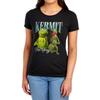 The Muppets Womens/Ladies The Frog Kermit Homage Fitted Short-Sleeved T-Shirt