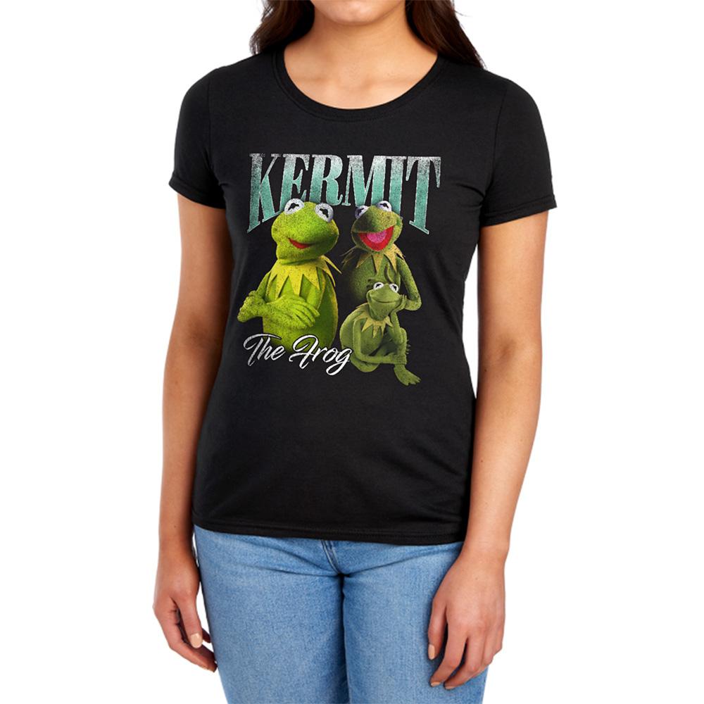 The Muppets Womens/Ladies The Frog Kermit Homage Fitted Short-Sleeved T-Shirt